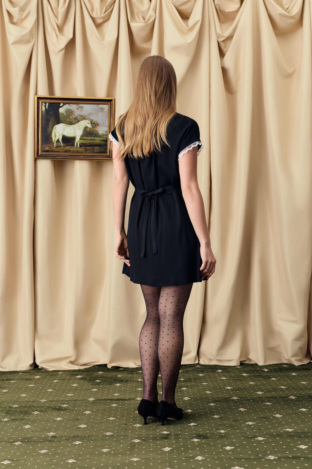 Poppi Mini Dress in Black